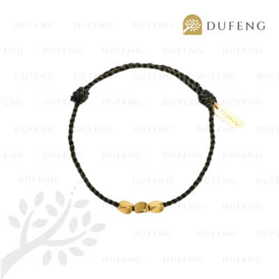 Gelang Yoga Tael Emas Hijau Keberuntungan dan Kemakmuran
