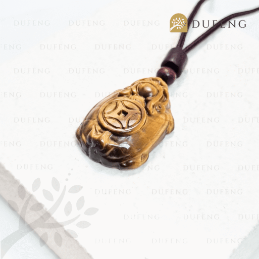 Tiger’s Eye Dragon Turtle Necklace