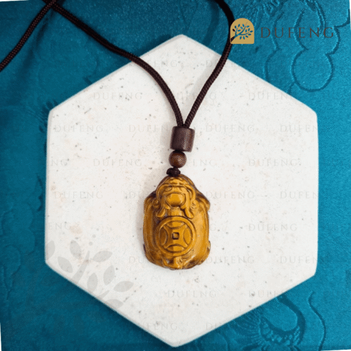 Tiger’s Eye Dragon Turtle Necklace