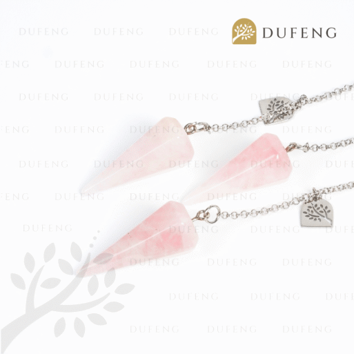 crystal pendulum rose quartz