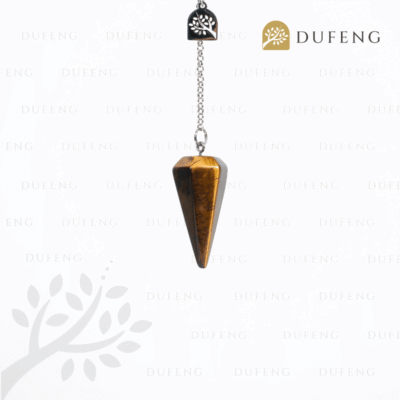 Crystal Pendulum Hexagonal Energy Tiger's Eye