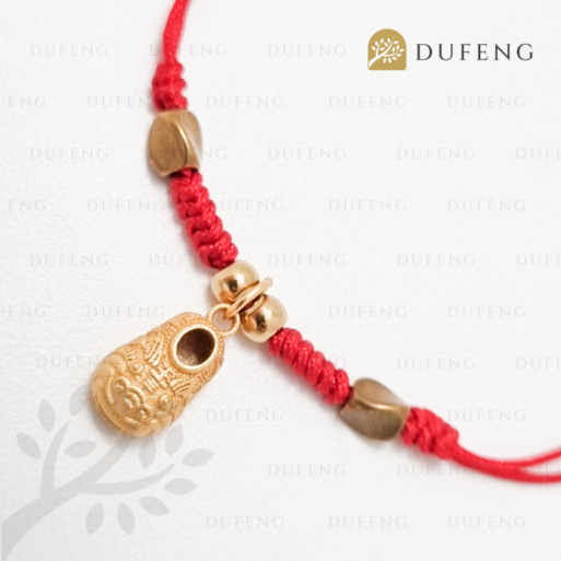 Lucky Tiger Shoes Red Bracelet
