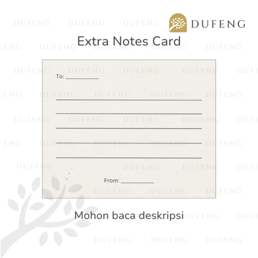 Additional Greeting Card | Tambahan Kartu Ucapan