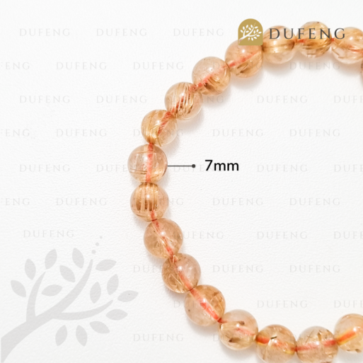 Golden Rutilated 7mm Bracelet