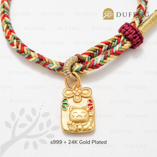 Colorful Lucky Cat Omamori Bracelet