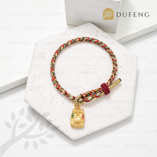 Colorful Lucky Cat Omamori Bracelet