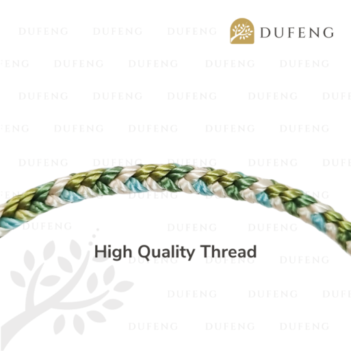 Dufeng – Green Serenity Zen Braid Bracelet