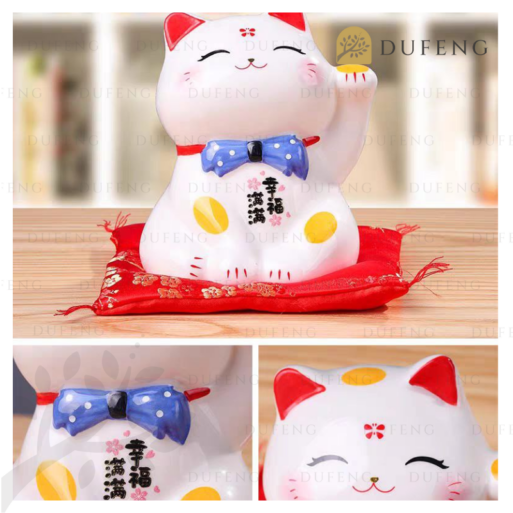 Dufeng – Thousand Happiness Maneki Neko | Kucing Keberuntungan