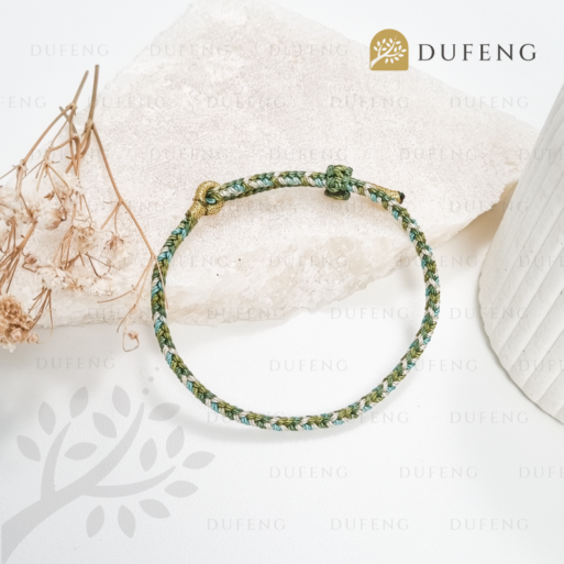Dufeng – Green Serenity Zen Braid Bracelet