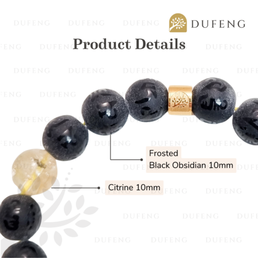 Shadow Guardian Obsidian Bracelet