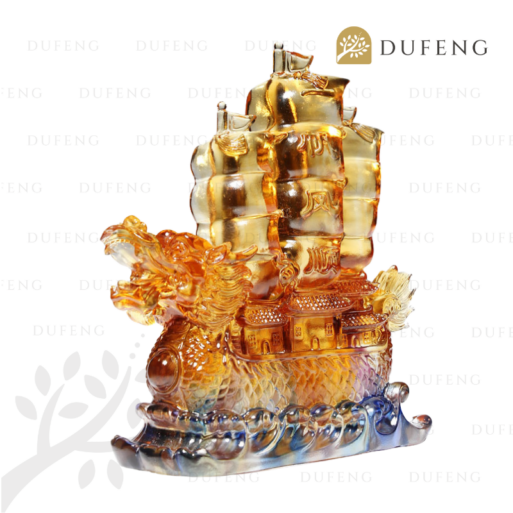 Wealthy Dragon Boat | Kapal Layar Naga Keberuntungan Dekorasi
