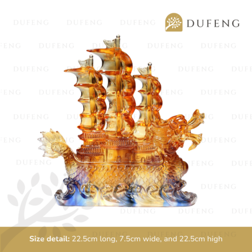 Wealthy Dragon Boat | Kapal Layar Naga Keberuntungan Dekorasi