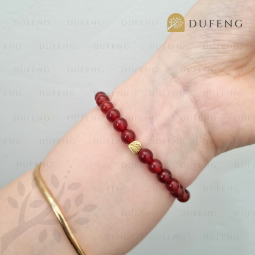 Dufeng – Ember Aura Carnelian Bracelet