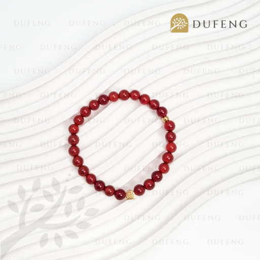 Dufeng – Ember Aura Carnelian Bracelet
