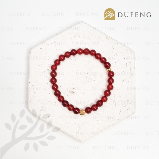 Dufeng – Ember Aura Carnelian Bracelet