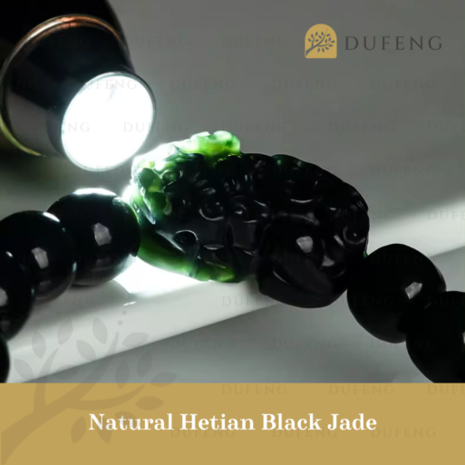 Dufeng – Midnight Jade Pixiu Bracelet