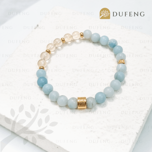 Dufeng – Radiant Lumina Amazonite Citrine Bracelet