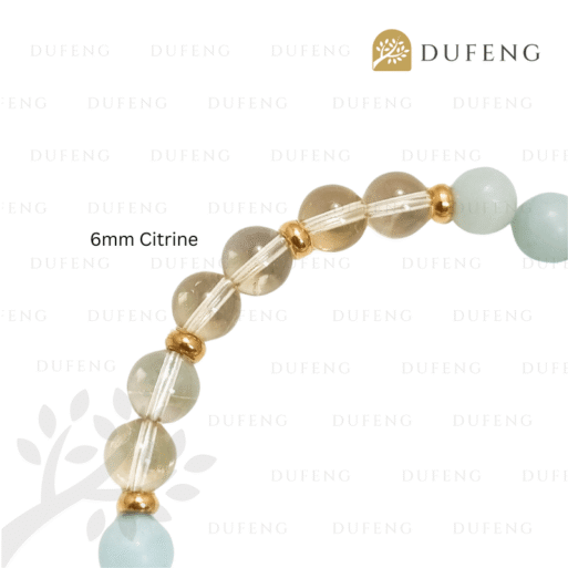 Dufeng – Radiant Lumina Amazonite Citrine Bracelet