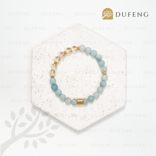 Dufeng – Radiant Lumina Amazonite Citrine Bracelet