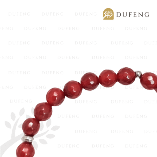 Dufeng – Crimson Radiance Carnelian Bracelet