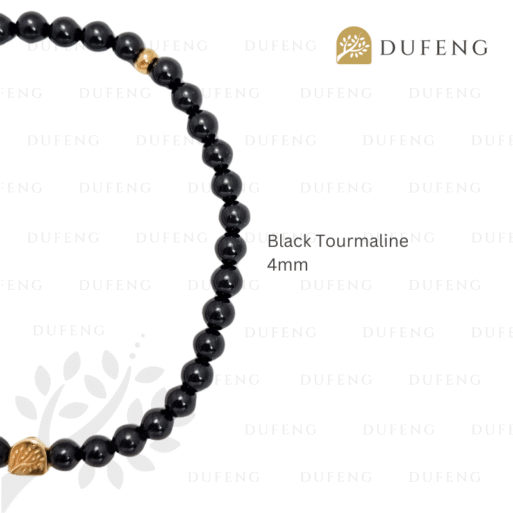 Dufeng – Energy Protector Black Tourmaline Bracelet