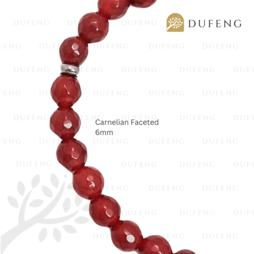 Dufeng – Crimson Radiance Carnelian Bracelet