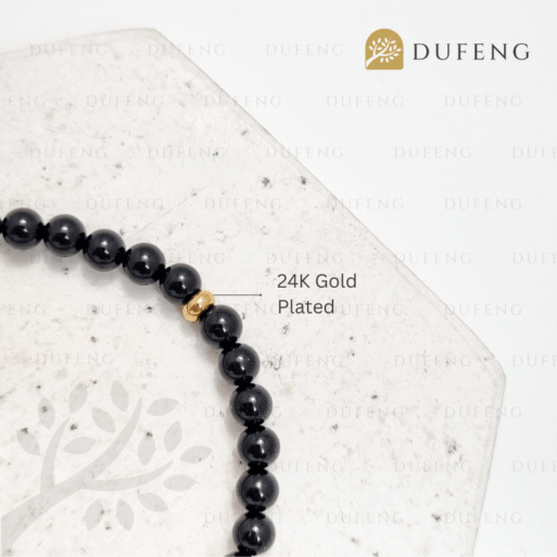 Dufeng – Energy Protector Black Tourmaline Bracelet