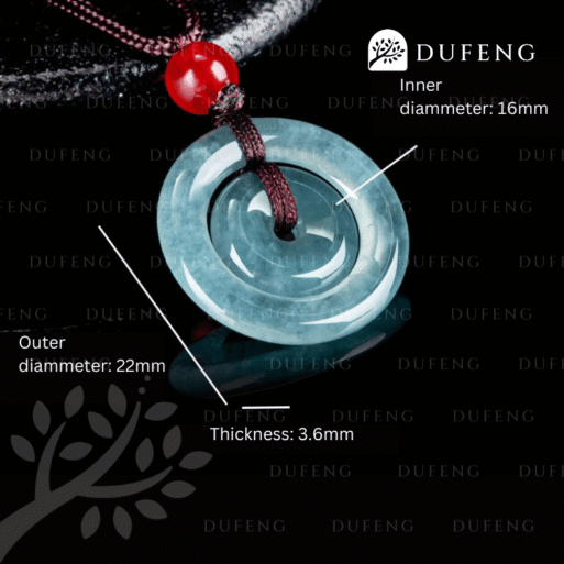 Dufeng – Eternal Luck Blue Water Jade Necklace