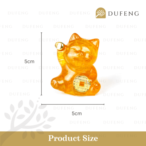 Dufeng – Celestial Lucky Cat Crystal