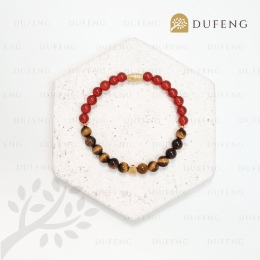 Dufeng – Luck Essence Carnelian Tiger Eye Bracelet