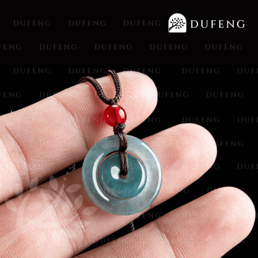 Dufeng – Eternal Luck Blue Water Jade Necklace