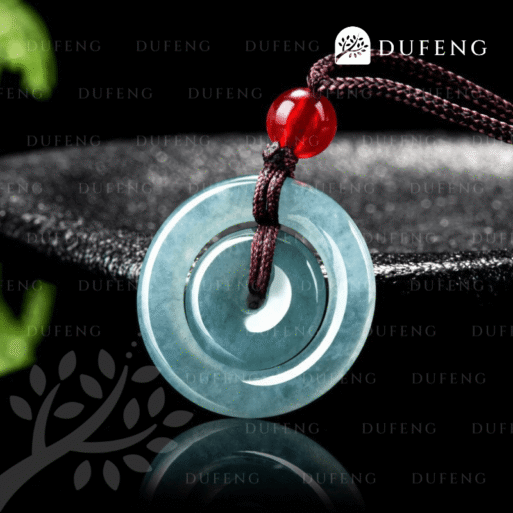 Dufeng – Eternal Luck Blue Water Jade Necklace